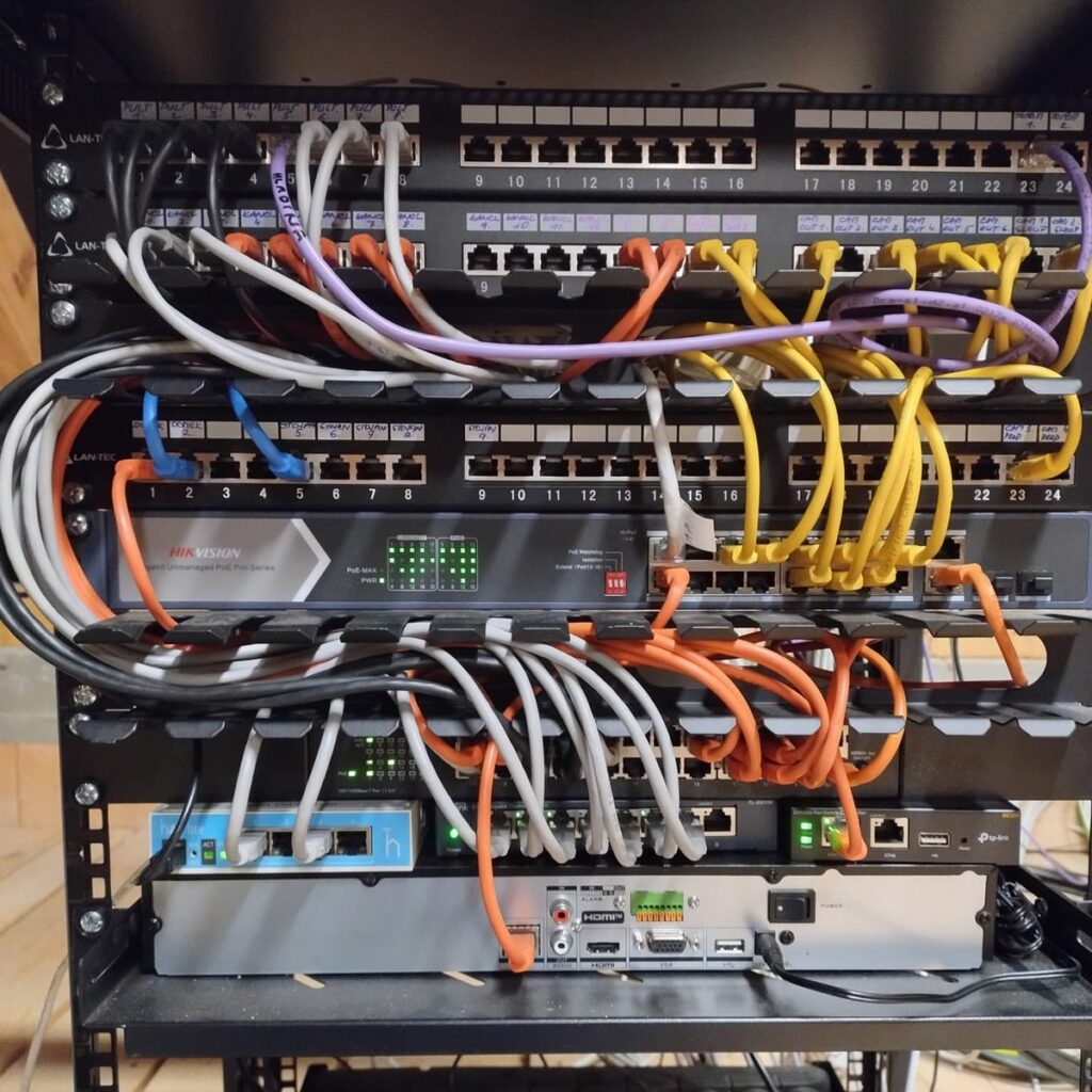 sq vtv rozvadec kamerovy system nvr Rozvaděč kamerového systému s NVR v detailu