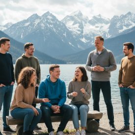 Teambuilding týmu u Štrbského plesa